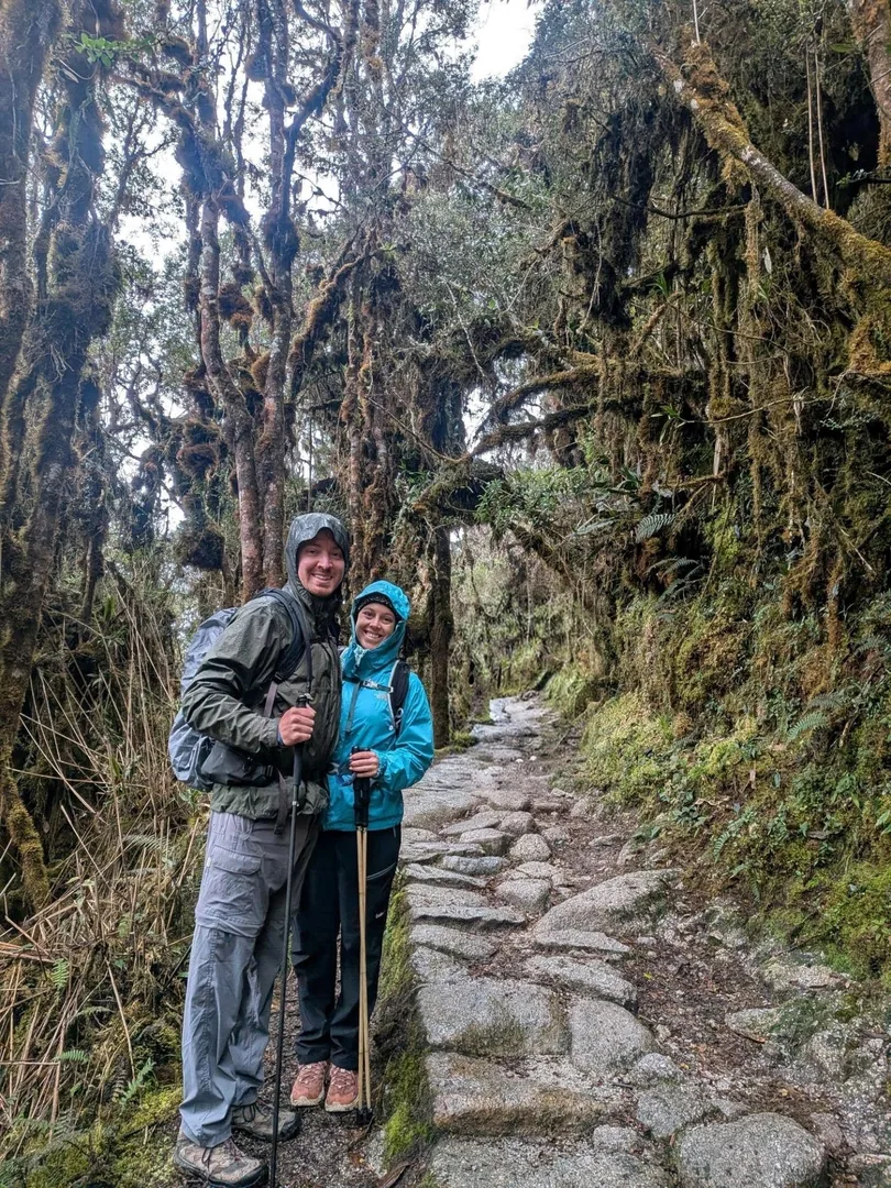Vista de Machu Picchu desde el Camino Inca