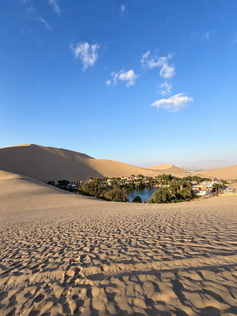 Dunas del desierto de Ica